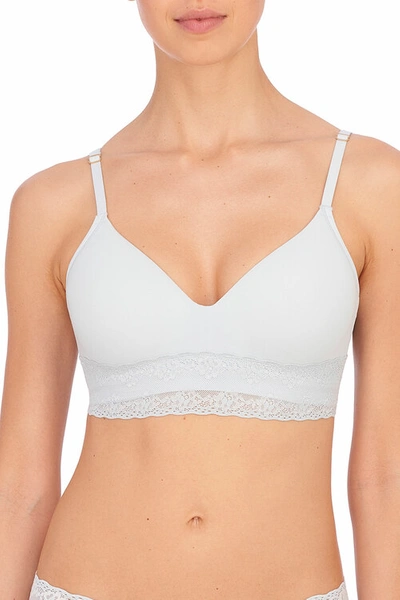 Shop Natori Bliss Perfection Contour Soft Cup Wireless Bra (32d) In Baby Blue