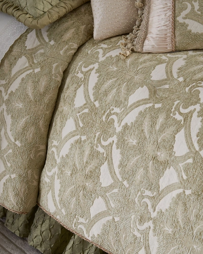 Shop Austin Horn Collection Anastasia 3-piece Queen Comforter Set In Peridot