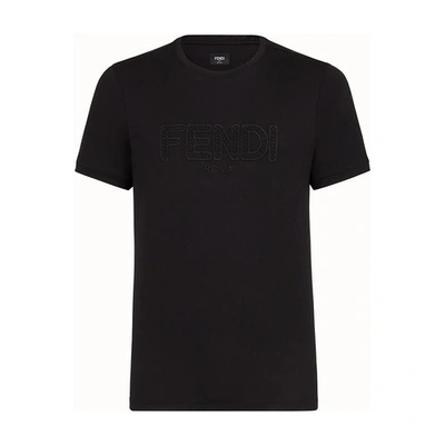 Shop Fendi T-shirt In Noir