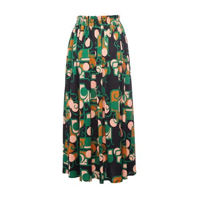 Shop La Doublej Simple Skirt In Deco
