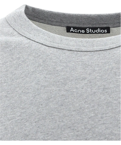 Shop Acne Studios "nash Face" Sweatshirt In Grey
