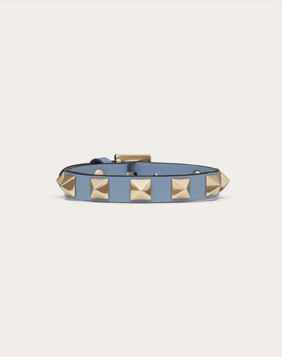 Shop Valentino Garavani Rockstud Bracelet In Azure