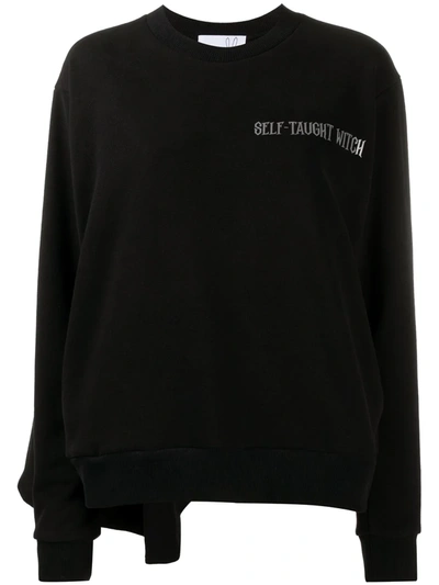 Shop Natasha Zinko Batwing Sweatshirt In Black