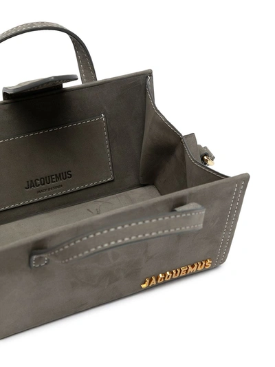 Shop Jacquemus Le Porte Lunettes Tote Bag In Grey