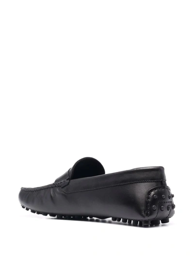 Shop Scarosso Michael Square-toe Loafers In Black
