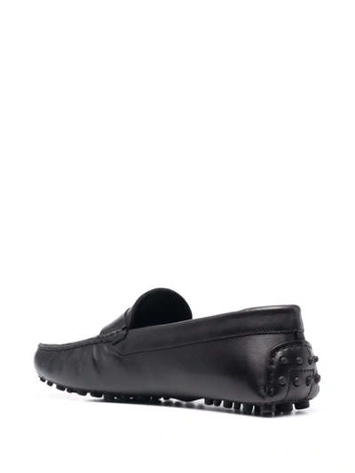 Scarosso Michael Square-toe Loafers In Black