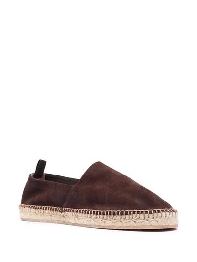 Scarosso Pablo Suede Espadrilles In Brown
