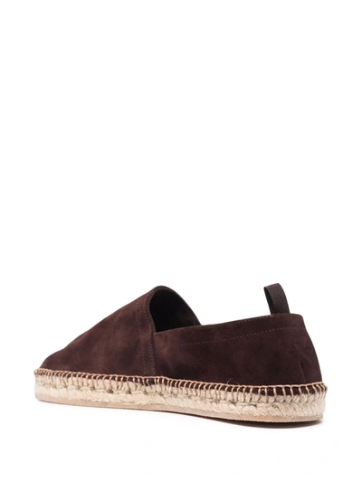 Shop Scarosso Pablo Suede Espadrilles In Brown