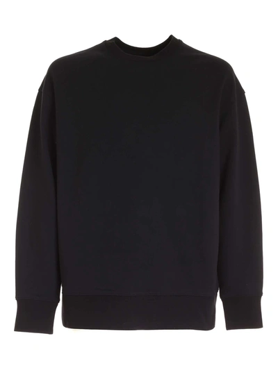 Shop Adidas Y-3 Yohji Yamamoto Men's Black Cotton Sweatshirt