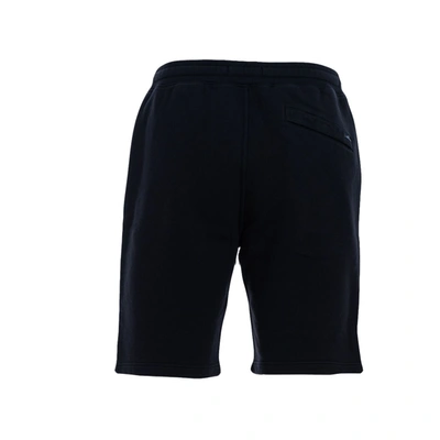 Shop Stone Island Men's Black Cotton Shorts