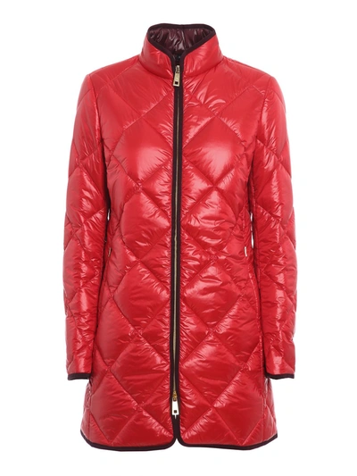 Shop Fay Women's Red Polyester Down Jacket