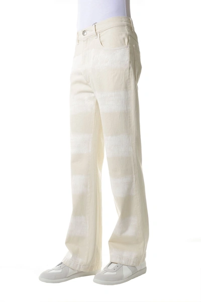 Shop Marni Men's Beige Cotton Pants