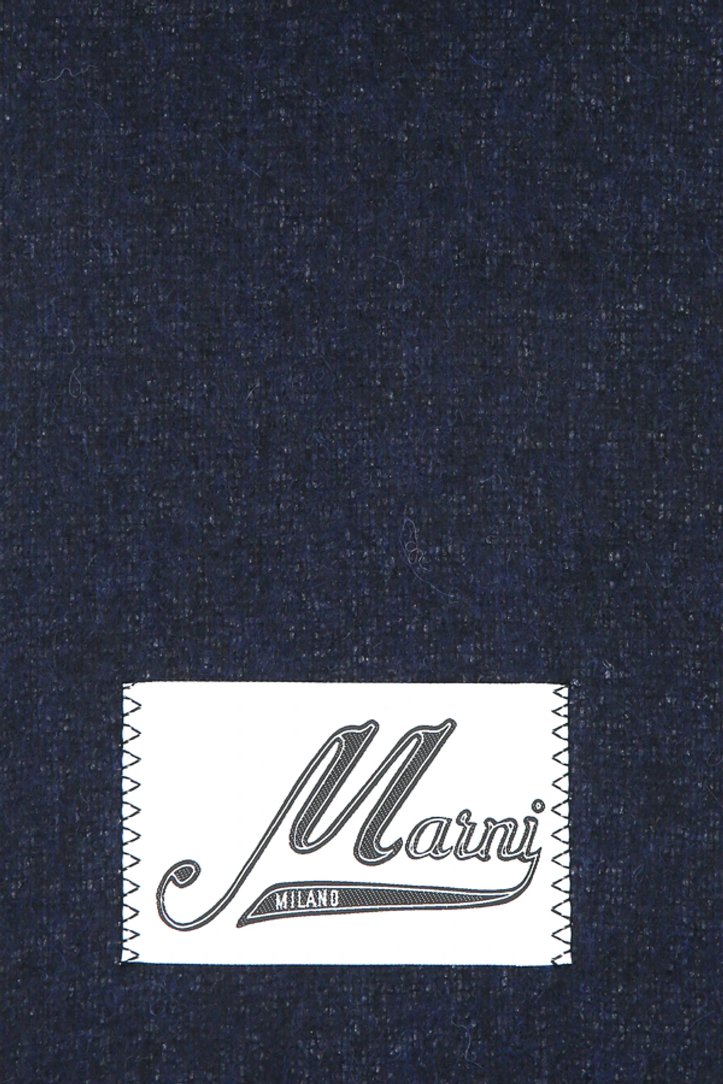 Marni Midnight Blue Alpaca Blend Scarf | ModeSens