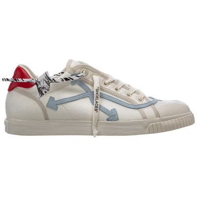 Shop Off-white Vulcanized Sneakers In Bianco