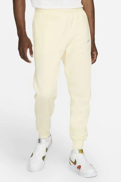 Shop Nike Sportswear Club Fleece Jogger In Ivory