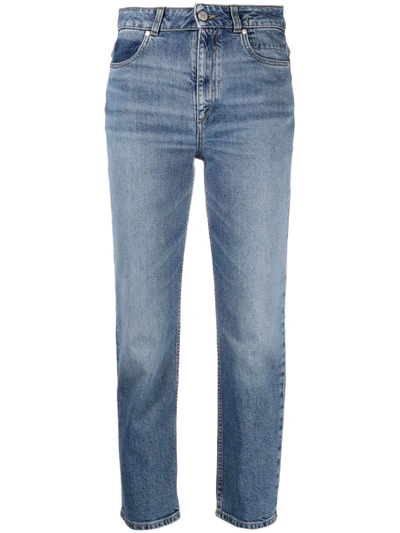 Shop Dorothee Schumacher Love Cropped Jeans In Blau