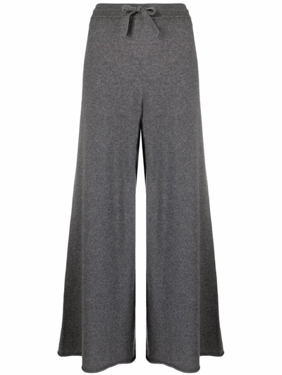 Shop Jil Sander Wide-leg Cashmere Trousers In Grau