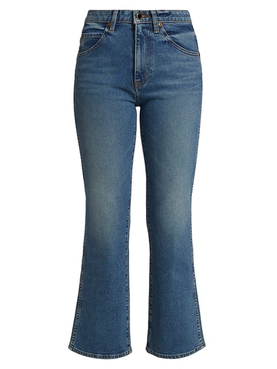 Vivian Bootcut Flare Jeans In Vintage Blue