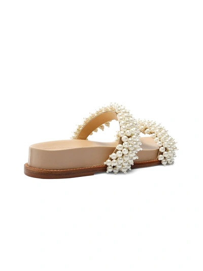 Shop Alexandre Birman Constanza Embellished Sandals In White
