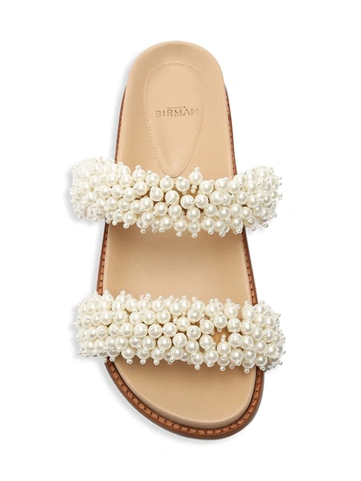 Shop Alexandre Birman Constanza Embellished Sandals In White