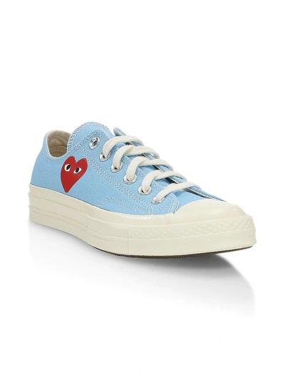 Shop Comme Des Garçons Play Comme Des Garcons Play X Converse Chuck Taylor All Star Canvas Low-top Sneakers In Green