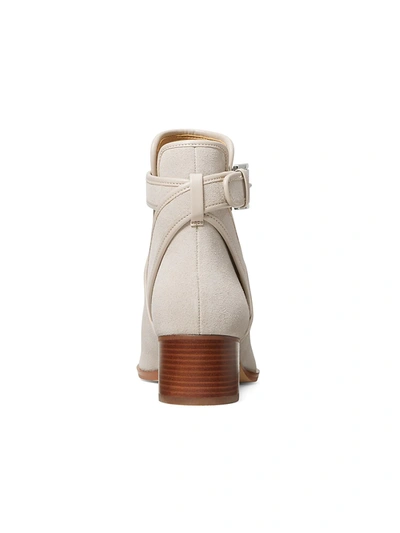 Shop Michael Michael Kors Women's Britton Cutout Suede Ankle Boots In Light Sand