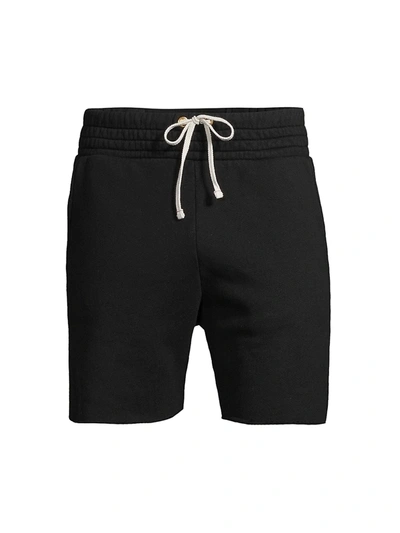 Shop Les Tien Men's Yacht Cotton Shorts In Jet Black