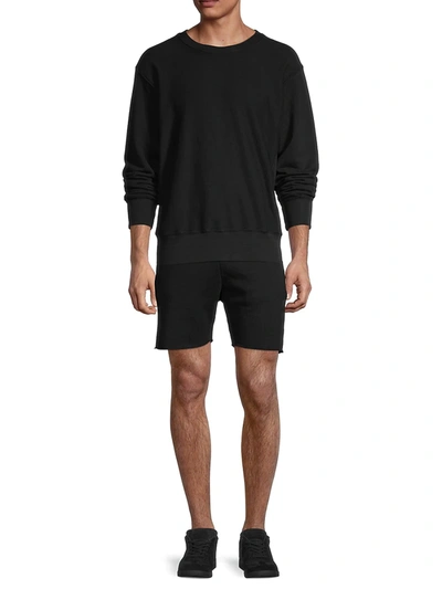 Shop Les Tien Men's Yacht Cotton Shorts In Jet Black