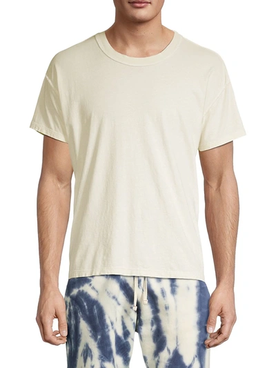 Shop Les Tien Men's Inside Out Crewneck T-shirt In Ivory