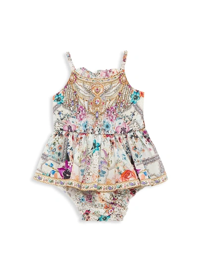 Shop Camilla Baby Girl's Runaway Royal Jump Dress In Neutral