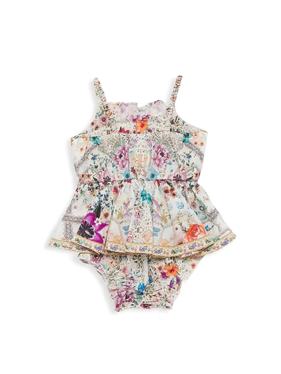 Shop Camilla Baby Girl's Runaway Royal Jump Dress In Neutral