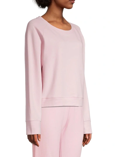 Shop Skin Women's Organic Cotton French Terry Everett Sweatshirt In Lilac Haze