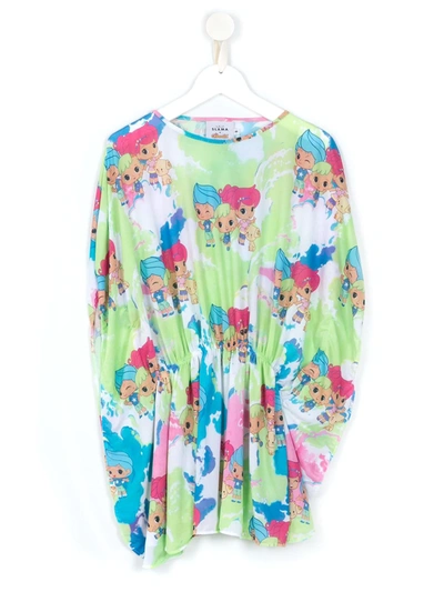 Shop Amir Slama Print  + Chocolix Beach Dress In 彩色