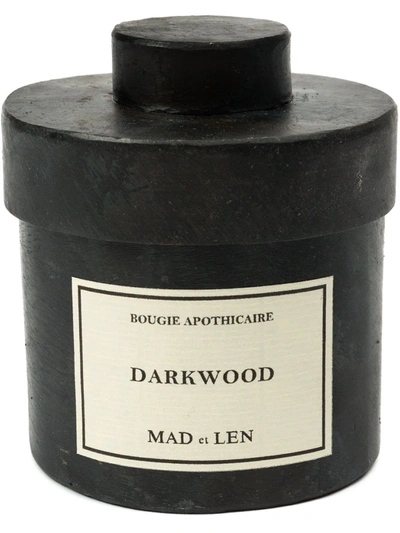 Shop Mad Et Len Darkwood Scented Candle (300g) In Schwarz