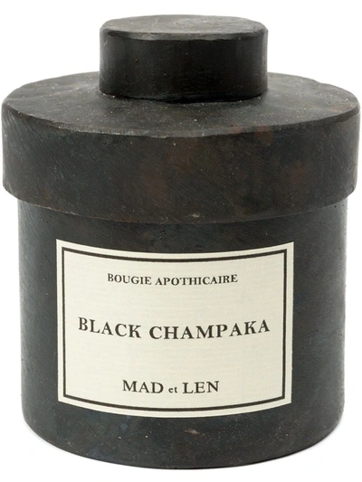 Shop Mad Et Len 'black Champaka' Candle In Schwarz