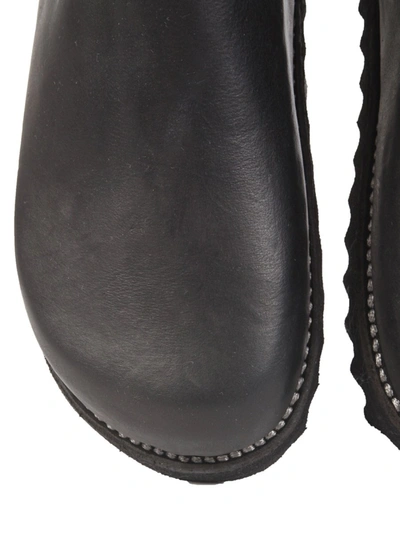 Shop Guidi Leather Mules Unisex In Black