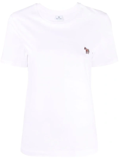 Shop Ps By Paul Smith Logo-patch Organic Cotton Sweatshirt In Black