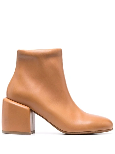 Shop Marsèll Tondino 100mm Ankle Boots In Neutrals
