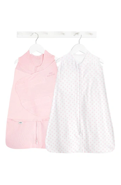Halor Halo® Sleepsack™ Swaddle & Wearable Blanket Set In Strawberry