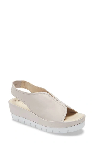 Shop Amalfi By Rangoni Bassano Slingback Wedge Sandal In Nuvola Parmasoft Leather