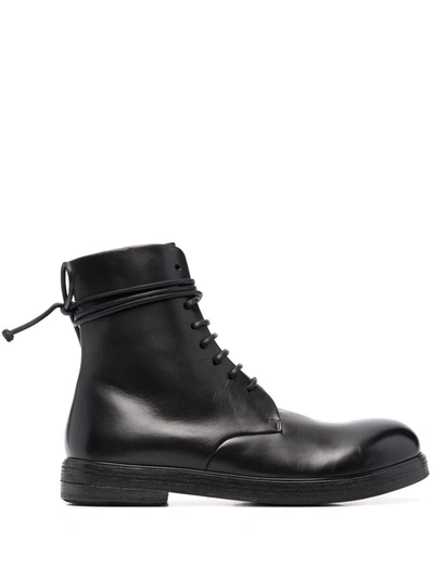 Marsèll Zucca Zeppa Lace-up Boots In Schwarz