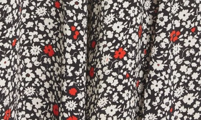 Shop Polo Ralph Lauren Floral Print Crepe Midi Dress In 749 Poppy Field Floral