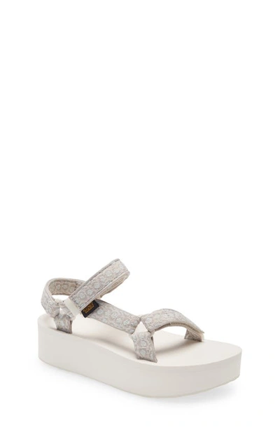 Shop Teva 'universal' Flatform Sandal In Ziggy White