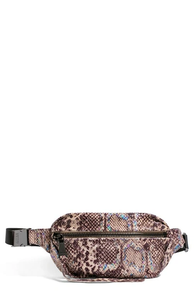 Shop Aimee Kestenberg Milan Leather Belt Bag In Mystic Snake
