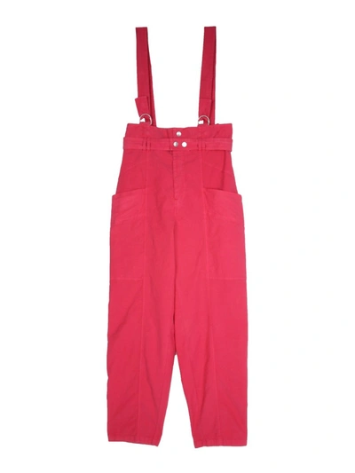 Shop Isabel Marant "ekla" Trousers In Red