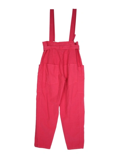 Shop Isabel Marant "ekla" Trousers In Red