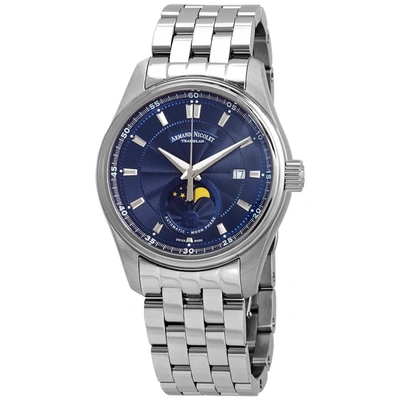 Shop Armand Nicolet Mh2 Automatic Blue Dial Mens Watch A640l-bu-ma2640a