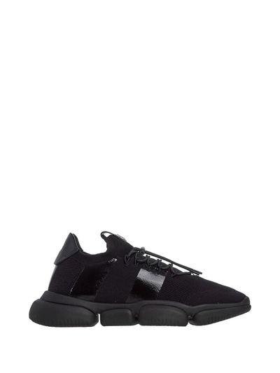Shop Moncler Black Sneakers