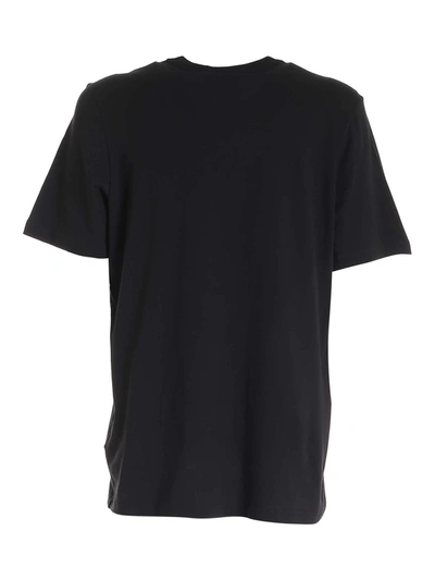 Shop Adidas Originals Adidas Men's Black Cotton T-shirt