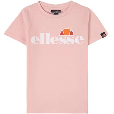 Shop Ellesse Light Pink Jena Logo T-shirt